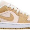 Jordan 1 Low SE Twine Orange Quartz Corduroy (Women's) DH7820-700 - Brosneaker photo 1