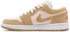 Jordan 1 Low SE Twine Orange Quartz Corduroy (Women's) DH7820-700 - Brosneaker photo 2