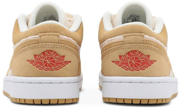 Jordan 1 Low SE Twine Orange Quartz Corduroy (Women's) DH7820-700 - Brosneaker photo 4
