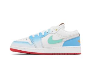Jordan 1 Low SE University Blue Gradient (GS) FN8895-141 - Brosneaker photo 3