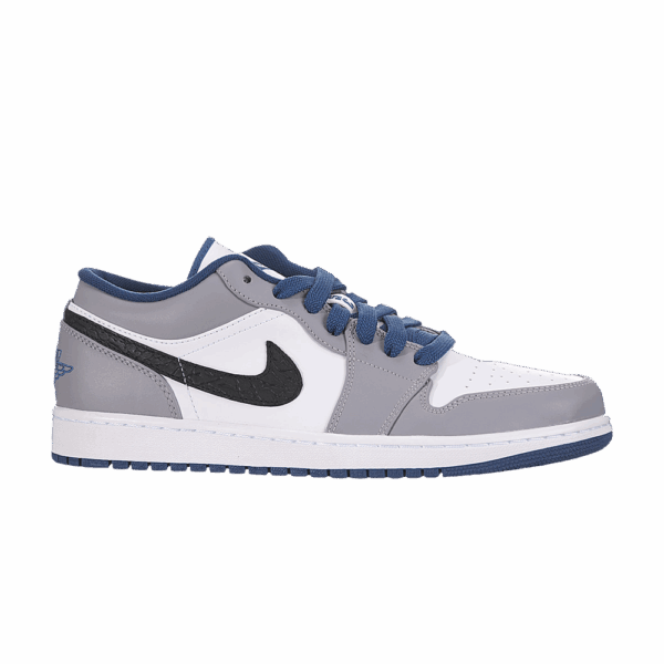 Jordan 1 Low Triple White Tumbled Leather 553558-103 - Brosneaker photo 1