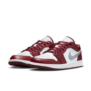 Jordan 1 Low White Bordeaux 553558-615 - Brosneaker photo 2