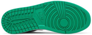 Jordan 1 Low White Lucky Green Black 553558-129 - Brosneaker photo 5