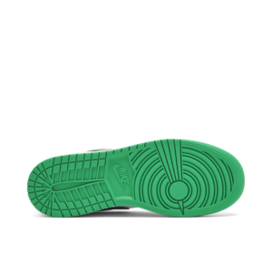 Jordan 1 Low White Lucky Green Tumbled Leather (GS) 553560-129 - Brosneaker photo 3