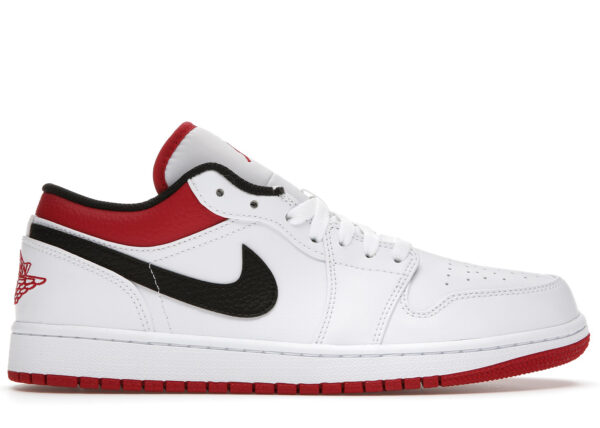 Jordan 1 Low White University Red Black 553558-118 - Brosneaker photo 1