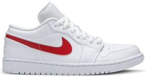 Jordan 1 Low White University Red (Women's) AO9944-161 - Brosneaker photo 1