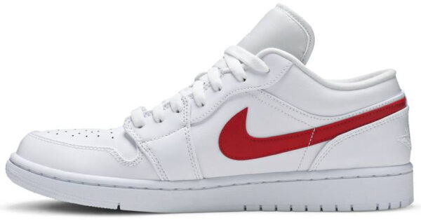 Jordan 1 Low White University Red (Women's) AO9944-161 - Brosneaker photo 3