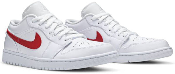 Jordan 1 Low White University Red (Women's) AO9944-161 - Brosneaker photo 4