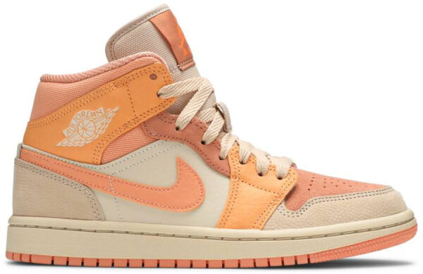 Jordan 1 Mid Apricot Orange (Women's) DH4270-800 - Brosneaker photo 1