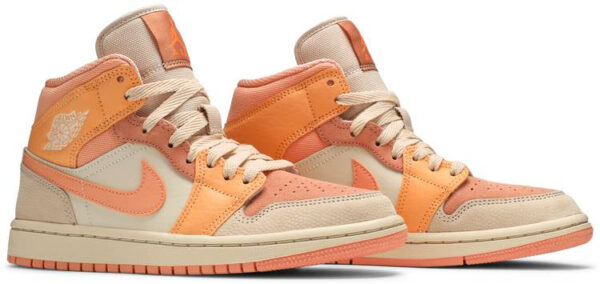 Jordan 1 Mid Apricot Orange (Women's) DH4270-800 - Brosneaker photo 3