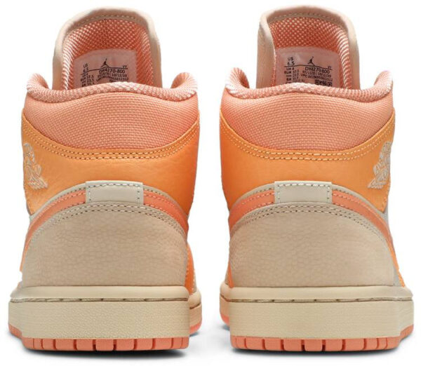 Jordan 1 Mid Apricot Orange (Women's) DH4270-800 - Brosneaker photo 4