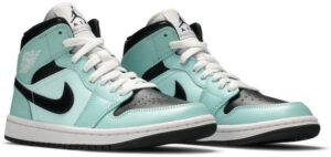 Jordan 1 Mid Aqua Blue Tint (Women's) BQ6472-300 - Brosneaker photo 1