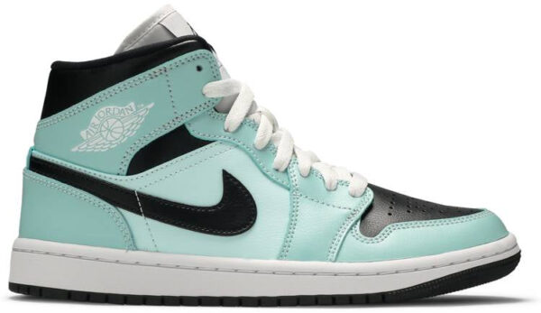 Jordan 1 Mid Aqua Blue Tint (Women's) BQ6472-300 - Brosneaker photo 2
