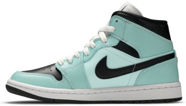Jordan 1 Mid Aqua Blue Tint (Women's) BQ6472-300 - Brosneaker photo 3
