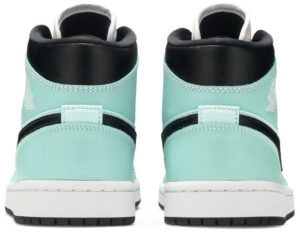 Jordan 1 Mid Aqua Blue Tint (Women's) BQ6472-300 - Brosneaker photo 4