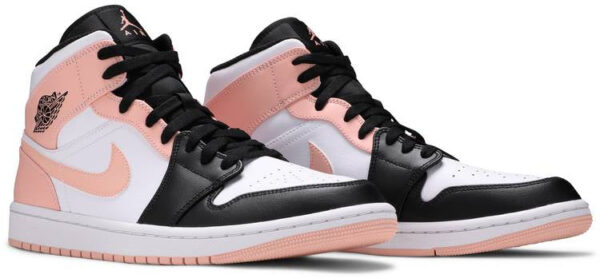 Jordan 1 Mid Arctic Orange Black Toe 554724-133 - Brosneaker photo 3
