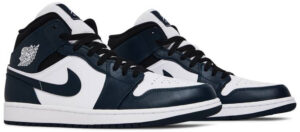 Jordan 1 Mid Armory Navy 554724-411 - Brosneaker photo 3