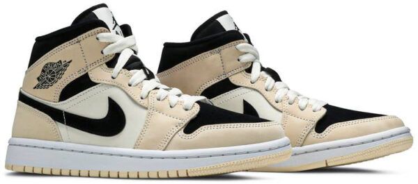 Jordan 1 Mid Barely Orange (Women's) BQ6472-800 - Brosneaker photo 3
