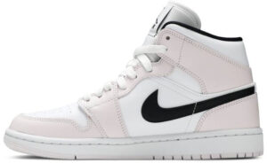 Jordan 1 Mid Barely Rose (Women's) BQ6472-500 - Brosneaker photo 2