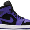 Jordan 1 Mid Black Dark Concord 554724-051 - Brosneaker photo 1