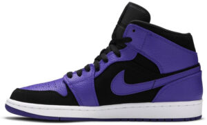 Jordan 1 Mid Black Dark Concord 554724-051 - Brosneaker photo 2