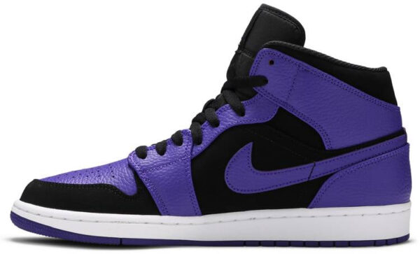 Jordan 1 Mid Black Dark Concord 554724-051 - Brosneaker photo 2