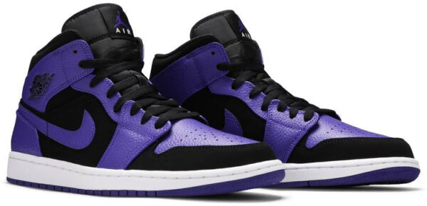 Jordan 1 Mid Black Dark Concord 554724-051 - Brosneaker photo 3