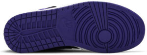 Jordan 1 Mid Black Dark Concord 554724-051 - Brosneaker photo 5