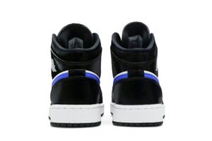 Jordan 1 Mid Black Racer Blue White (GS) 554725-084 - Brosneaker photo 6