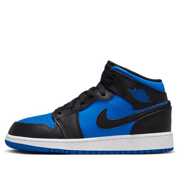 Jordan 1 Mid Black Royal Blue (GS) DQ8423-042 - Brosneaker photo 2