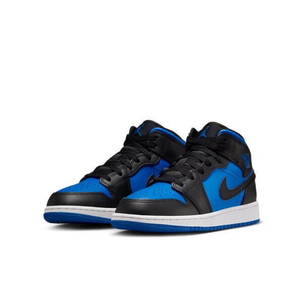 Jordan 1 Mid Black Royal Blue (GS) DQ8423-042 - Brosneaker photo 4