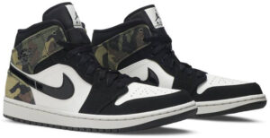 Jordan 1 Mid Camo (2020) CW5490-001 - Brosneaker photo 2