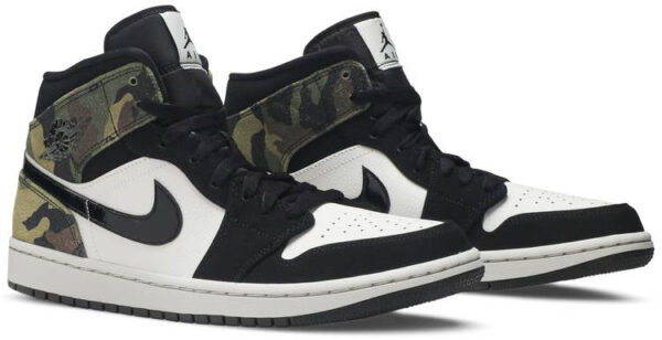 Jordan 1 Mid Camo (2020) CW5490-001 - Brosneaker photo 2