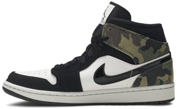 Jordan 1 Mid Camo (2020) CW5490-001 - Brosneaker photo 3