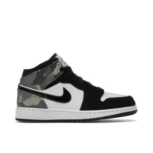 Jordan 1 Mid Camo (GS) CW5550-001 - Brosneaker photo 1