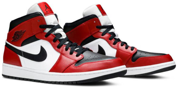 Jordan 1 Mid Chicago Toe 554724-069 - Brosneaker photo 3