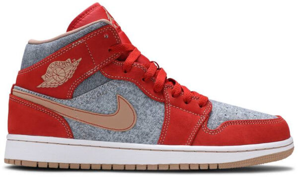 Jordan 1 Mid Denim Red DM4352-600 - Brosneaker photo 1