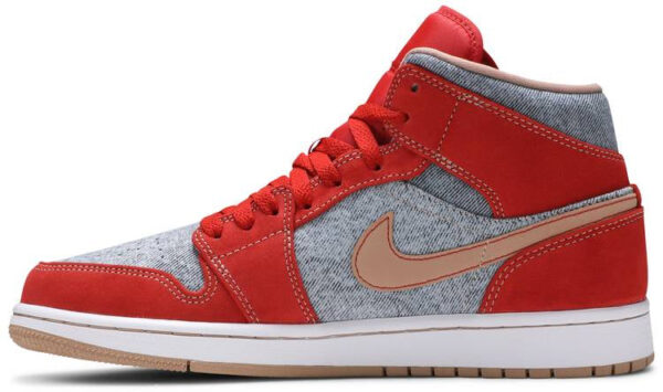 Jordan 1 Mid Denim Red DM4352-600 - Brosneaker photo 2
