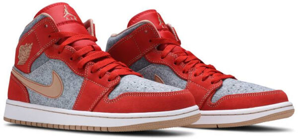 Jordan 1 Mid Denim Red DM4352-600 - Brosneaker photo 3