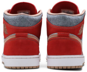 Jordan 1 Mid Denim Red DM4352-600 - Brosneaker photo 4