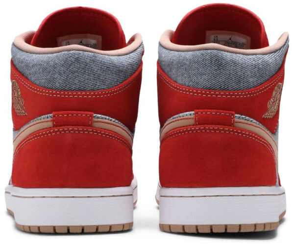 Jordan 1 Mid Denim Red DM4352-600 - Brosneaker photo 4