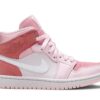 Jordan 1 Mid Digital Pink (Women's) CW5379-600 - Brosneaker photo 1
