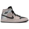 Jordan 1 Mid Dirty Powder Iridescent (Women's) BQ6472-602 - Brosneaker photo 1