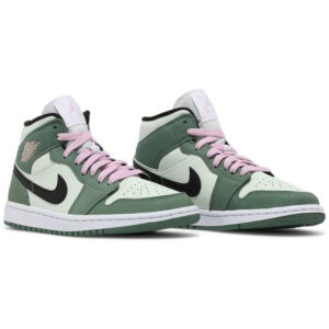 Jordan 1 Mid Dutch Green (Women's) CZ0774-300 - Brosneaker photo 3