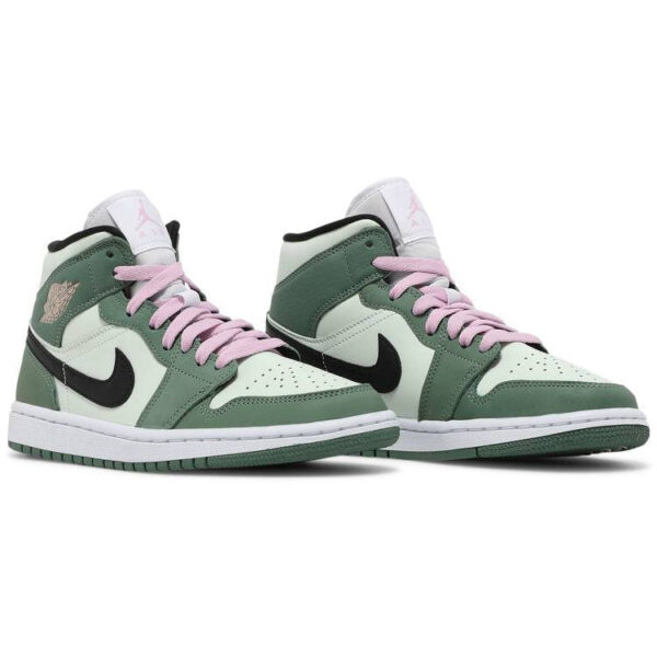 Jordan 1 Mid Dutch Green (Women's) CZ0774-300 - Brosneaker photo 3