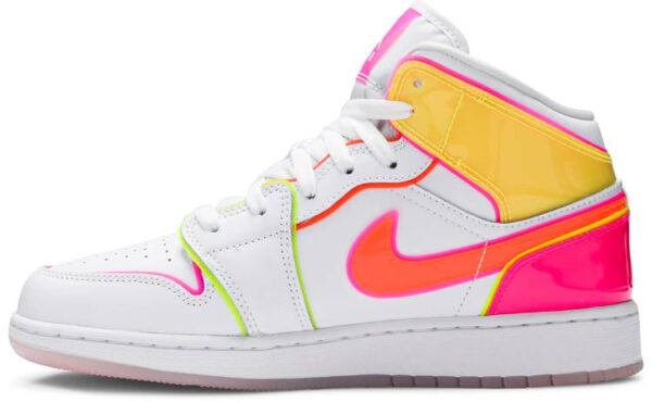 Jordan 1 Mid Edge Glow (GS) CV4611-100 - Brosneaker photo 2