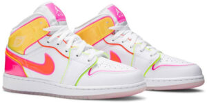 Jordan 1 Mid Edge Glow (GS) CV4611-100 - Brosneaker photo 3