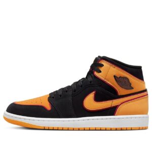 Jordan 1 Mid Fat Tongue Black Orange FJ4923-008 - Brosneaker photo 2