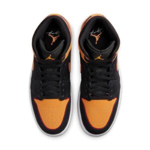 Jordan 1 Mid Fat Tongue Black Orange FJ4923-008 - Brosneaker photo 4