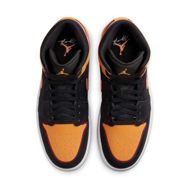 Jordan 1 Mid Fat Tongue Black Orange FJ4923-008 - Brosneaker photo 4